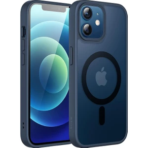 M.TK Moveteck Apple iPhone 12 Kılıf Mat Magsafe Wireless Şarj Destekli
