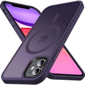 M.TK Moveteck Apple iPhone 12 Kılıf Mat Magsafe Wireless Şarj Destekli