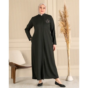 Kadın Buyuk Beden Kislik Tesettur Pardesu Tam Boy