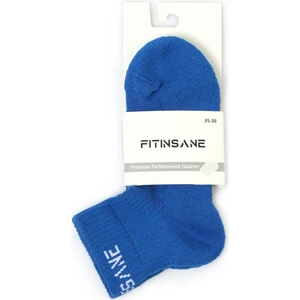 Premium Performance quarter Unisex Spor çorap mavi