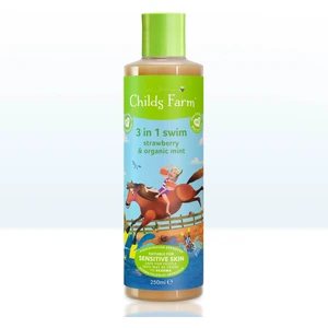 Childs Farm Çilek ve Organik Nane Özlü 3'ü 1 Arada Yüzme Sonrası Çocuk Şampuan 250ml
