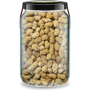 Zencefil Organik Cam Kavanozda Katkısız Dut Kurusu 660 cc Pure Dried White Mulberry