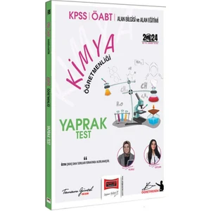 Yargı Yayınevi 2024 ÖABT Kimya Yaprak Test