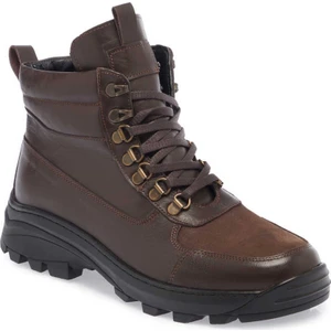 Kahve Hakiki Deri Erkek Casual Bot - E23K1BT56559-A24