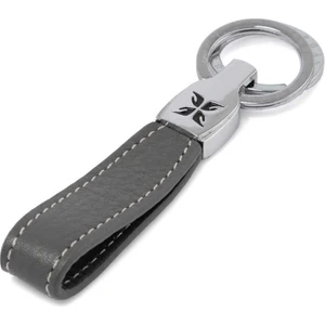Gri Hakiki Deri Unisex Anahtarlık - S1AN00000248-E80