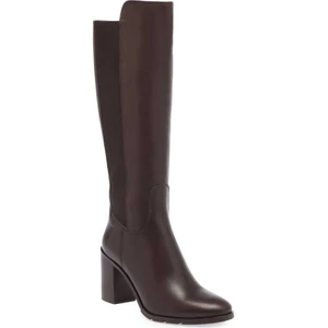 Kahve Hakiki Deri Kadın Klasik Çizme - K23K1CM67044-D38