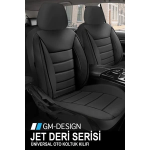 Garaj Marketim Jet Deri Oto Koltuk Kılıfı Üniversal Ön Arka Tam Set