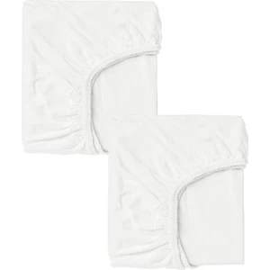 2 Adet Pamuklu ve Lastikli 60 x 120 cm Penye Bebek Çarşaf