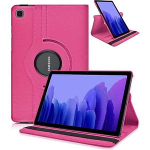 M.TK Moveteck Samsung Galaxy Tab A7 10.4 Inç Kılıf Dönebilen 360 Tablet Kılıfı Standlı Pu Deri Elastik Kapaklı Smart Tam Korumalı Akıllı Kapak SM-T500 T505 T507 Uyumlu