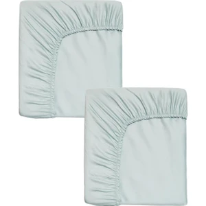 2 Adet Pamuklu ve Lastikli Penye Bebek Çarşaf