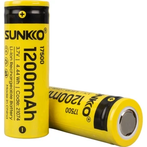 3.7 Volt 1200 Mah 17500 Şarj Edilebilir Pil 2 Adet Lityum Ion Şarjlı Pil 17X50MM