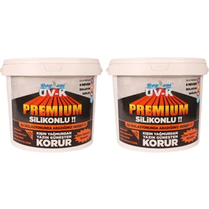2 kg Uv-K Premium Silikonlu Su Izolasyon Boyası Avantajlı 1 kg x 2 Adet