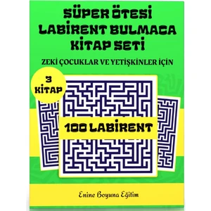 Süper Ötesi Labirent Bulmaca Kitap Seti 3'lü