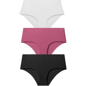 Gecko Collection Kadın Lazer Kesim Yüksek Bel Külot 3 Adet