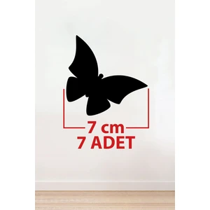 Ahşap Dekoratif Kelebek 7 Adet (Duvar Süsü Kelebekler) - Ev Süsleri