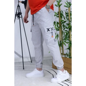 Erkek Jogger Paçası Lastikli Kargo Pantalon Xxx