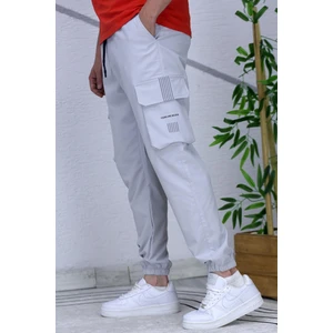 Erkek Reflektörlü Jogger Kargo Pantolon