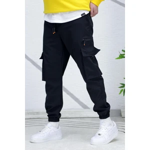 Erkek Fermuar Detaylı Paraşüt Kargo Pantolon 7