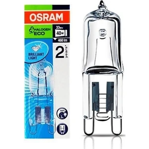2 Adet Osram G9 Halojen 220V 33W = 40W 460 Lümen Halopın