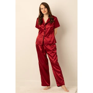 Bayan Saten Pijama Takımı