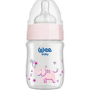 Wee Baby Klasik Geniş Ağızlı Isıya Dayanıklı Cam Biberon 0-6 ay Kod 139