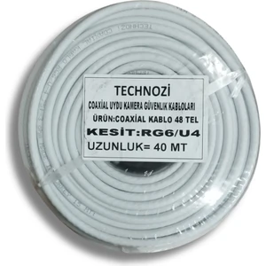 48 Tel 40 Metre Uydu Kablosu