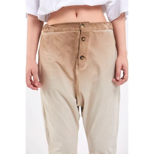 Siyah Fare Tasarım Cappucino Harem Pantolon Paulo X