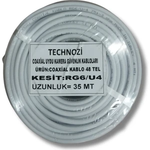 48 Tel 35 Metre Uydu Kablosu