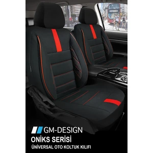 Oniks Kırmızı Tay Tüyü Oto Koltuk Kılıfı