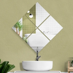 Banyo Aynası | Düz Ayna | 4'lü Takım Kare Ayna | 30CM x 30CM