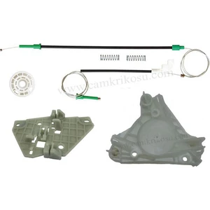 Sav Otomotiv (95-04) Mitsubishi Carisma Cam Kriko Tamir Seti Motor Kapaklı Ön Sağ  (Oem Code MR912460-MR100762)