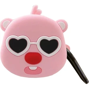 Samsung Galaxy Buds 2 Kılıf Cartoon Figürlü Silikon Crtn-Fgr-Gzlk-Pnd-Pmb