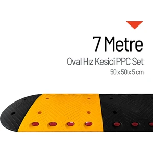 Oval Hız Kesici PPC, Yol Kasisi 7 Metre