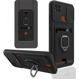 M.TK Moveteck Xiaomi Redmi 9c Kılıf Kamera Lens Korumalı