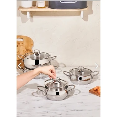 Karaca Nisa Çelik Tencere Set 8 Parça Fiyatı - Taksit Seçenekleri