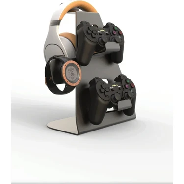 3Art Metal Kol Tutucu Joystick Kumanda Standı Xbox / Ps4 /ps5 Uyumlu Metal Kol Kulaklık Saat