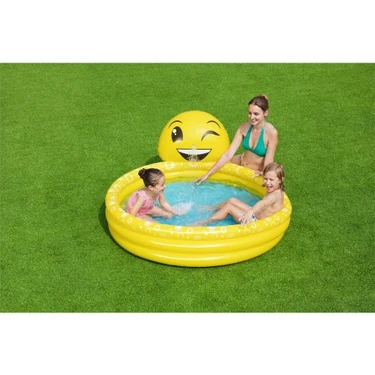 Bestway Havuz Çocuk Emojili 165 cm x 69 cm - Mavi Su