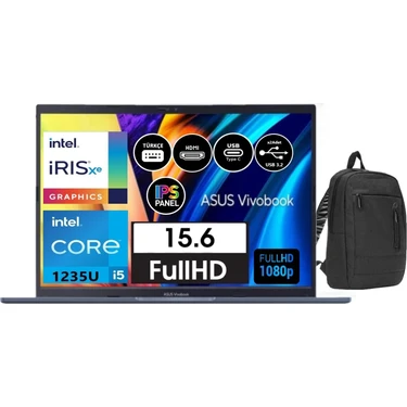 Asus Vivobook X1502ZA-EJ1644 Intel Core I5-1235U 16GB 512GB SSD 15.6" Windows 11 Fhd Taşınabilir