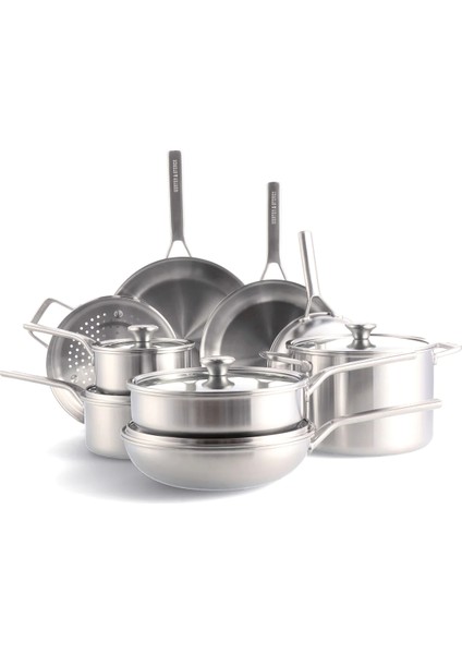 14 Parça Paslanmaz Çelik Tencere Seti fiyatları