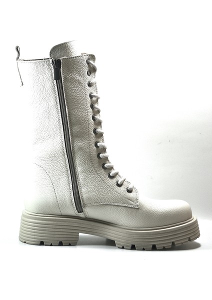 21520 Deri Bej Bağlı Uzun Kadın Postal Bot fırsatları