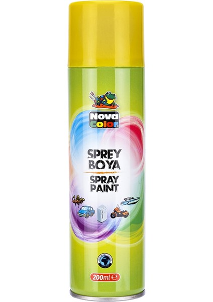 Nova Color Sprey Boya 200 ml Sarı