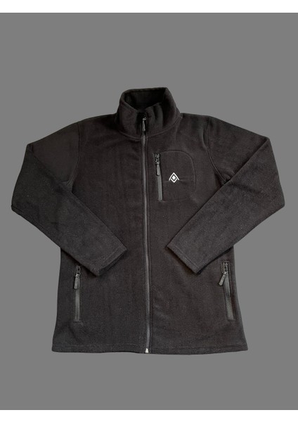 Dik Yaka Tam Fermuarlı Cepli Mont Polar Üst