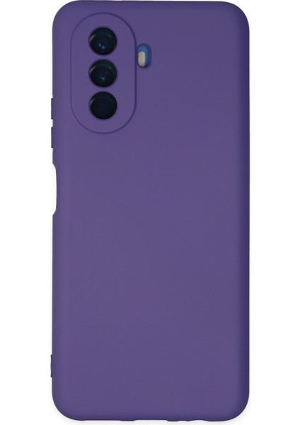 Huawei Nova Y70 Kılıf Nano Içi Kadife  Silikon - Mor