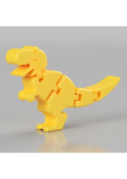 2’li Hareketli Eklemli Dinozor Anahtarlık