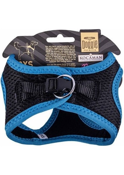 Havalı Dokuma Neon Küçük Irk Köpek Göğüs Tasması Xxsmall Mavi 26-30 cm fiyatları