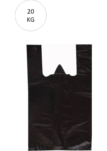 Siyah Atlet Poşet Jumbo Boy 50 x 90 cm Takriben 240 Adet 20 kg