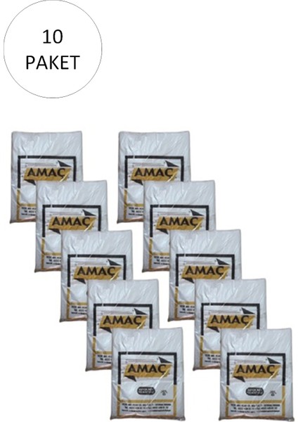 Şeffaf Hışır Atlet Poşet Büyük Boy 29 x 52 cm 650 gr 10 Paket-Takriben 1,500 Adet