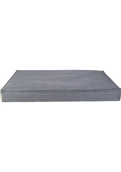 Lima Varius Lacivert Kareli Köpek Yatağı L 75X110CM Nrmsa