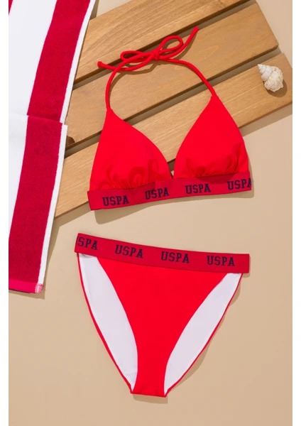 U.S. Polo Assn. Kadın Kırmızı Bikini 50263322-VR030