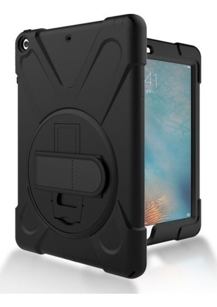 iPad Mini 4-5 Kılıf Ultra Koruma Zırh Askılı Silikon Tablet Kılıfı
